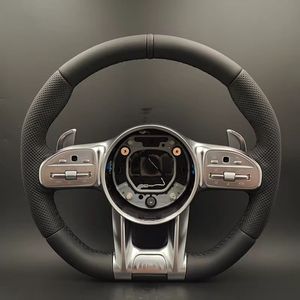 Volant semi-cuir pour Mercedes Ben ML W164 W166 W211 W212 C117 W177 W222 W223 W218 C118 W251 W176 W204 W205 <span class=keywords><strong>C63s</strong></span> AMG - Product Image 1