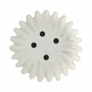 Ciotola Decorativa con Bordo Ondulato, Centrotavola Artigianale, Decorazione per la Casa, Accessori Casual - Product Image 6