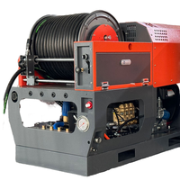 AMJET Convenience 300bar 10gpm Pompe en cuivre pur Haute pression Nettoyeur de canalisations et d'égouts à jet d'eau 27KW Garantie 1 an