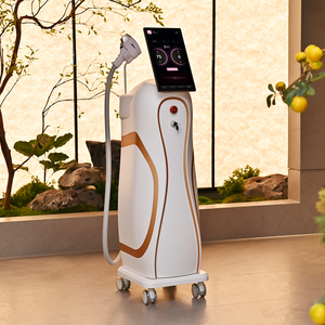 เครื่องเลเซอร์ไดโอด3คลื่นสำหรับก้อนน้ำแข็ง1200W/1600W/1800W เครื่องลบรอยขนผิวไทเทเนียมระบายความร้อนอยู่กับที่ - Product Image 1