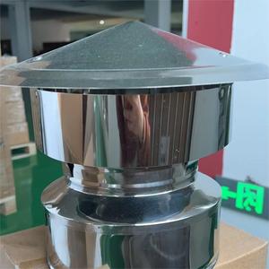 Capuchon de chapeau de pluie à double paroi de cheminée 6 pouces 6 "de diamètre <span class=keywords><strong>Inter</strong></span> 150mm extérieur 200mm avec système de verrouillage par torsion sur le bloc supérieur Pluie Neige - Product Image 5