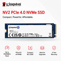 Kingston Antarmuka M2 Protokol NVMe Kompatibel PCIe 4.0 Kecepatan Baca/Tulis 7000/6000 MB/s 3D TLC NAND SSD Desktop Laptop KC3000