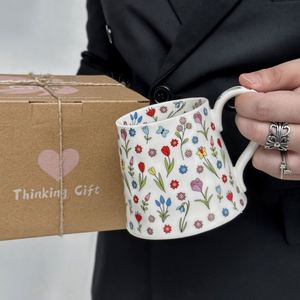 Mug en céramique élégant, motif Fleur de Rêve Rose pour Fille, Tasse à café et petit-déjeuner avec boîte cadeau pour offrir - Product Image 2