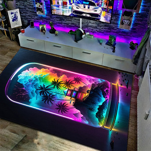 Cartoon 3D Machine Made Floor Carpet <strong>Area</strong> <strong>Rug</strong> for Kid's Bedroom Children's <strong>Gaming</strong> Room - Product Image 3