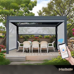Volet roulant électrique résistant au vent et à l'énergie, anti-vol, pour la maison et le jardin - Product Image 1