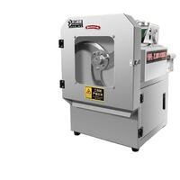 Coupe-légumes électrique multifonctionnel commercial 220V pour pommes de terre, fruits, ciboulette, oignon vert et autres aliments de cantine