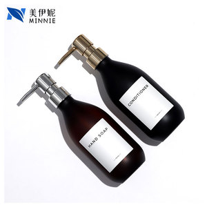 Flacon pompe Minnie Frosted 500ml pour gel douche, savon pour les mains, avec tête de pompe en métal - Product Image 4