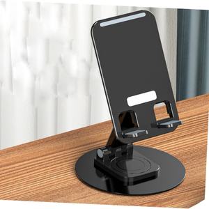 Soporte de Escritorio Promocional 2025 para Tabletas y Teléfonos de Aleación de Aluminio con Rotación de 360 Grados y Función Plegable, Embalaje en Caja - Product Image 1