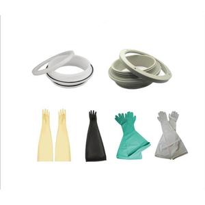 Vacuum box glove box flange sealing rings, fluororubber O-rings, transparent silicone sealing rings, acid and <b>alkali</b> resistant - Product Image 2