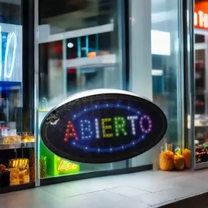 LED ABIERTOサインビジネスストアの窓の家の装飾のための電気広告ディスプレイサイン