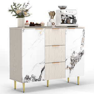 <span class=keywords><strong>Buffet</strong></span> <span class=keywords><strong>Buffet</strong></span> Armoire avec Rangement <span class=keywords><strong>Buffet</strong></span> Moderne avec 3 Tiroirs et 2 Portes USA STOCK - Product Image 6