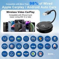 Adaptador inalámbrico CarPlay con vídeo Android Auto Car Converts Car Play Adapter Adaptador inalámbrico Carplay con vídeo de alta definición