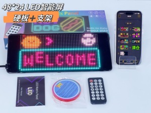 Bảng điều khiển ma trận Thông Minh 48*24 LED với bảng cứng + Chân đế | Bảng hiển thị sáng tạo có thể điều khiển từ xa - Product Image 6
