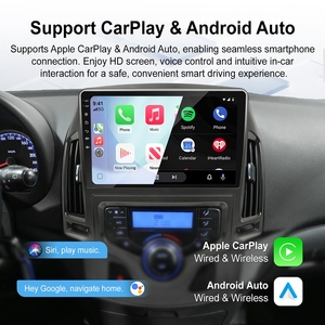 Rhythm Wholesale 9 Inch Ips Linux Car Headunit Support <b>Wired</b> Wireless Carplay Android Auto for Hyundai i30 2006-2011 - Product Image 2