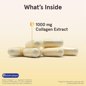 OEM / ODM Marque privée Biotine pour les cheveux, la peau et les ongles Vitamines en capsules Supplément Extrait de soja Capsules de collagène - Product Image 2