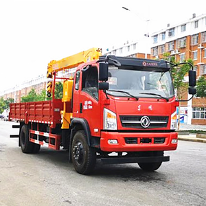 Grúa para Camión de 3.2 Toneladas, Marca DONGFENG, Chasis 4x2, Motor Euro 6 de 200HP, Grúa Montada en Camión con Pluma Rígida de 3.2T para Trabajos de Infraestructura - Product Image 1