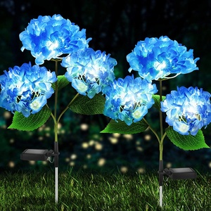 Lampe LED solaire IP65 étanche à piles, petite lampe hortensia avec té<span class=keywords><strong>l</strong></span>écommande, angle de faisceau 360°, autonomie 12-15 heures pour <span class=keywords><strong>jardin</strong></span> extérieur - Product Image 4