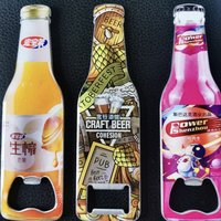Décapsuleur Personnalisé en PVC/Caoutchouc/Métal pour Bouteille de Bière avec Aimant de Frigo et Porte-Clés