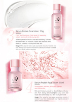 Ensemble de Soins de la Peau Roses Anti-Âge Éclaircissants à la Vitamine C, Bio, Marque Privée, pour l'Acné et l'Éclat du Teint