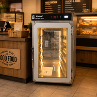 Armoire chauffante verticale à 2 portes en acier inoxydable 304 pour la conservation des aliments, mode économie d'énergie, pour la restauration et les restaurants