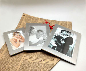 Đen flannel backboard Máy tính để bàn khung Sliver 2 mét kính kép duy nhất bản lề sáng Sliver hợp kim nhôm khung ảnh trang trí - Product Image 6