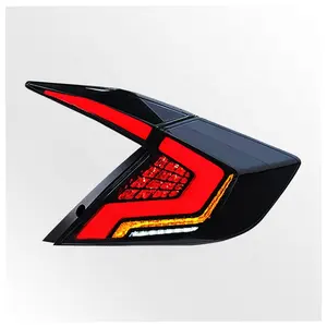 Daytime Running Tuning Lightings Auto Taillight Tail Lamp for Honda Civic 2018 2019 2020 2021