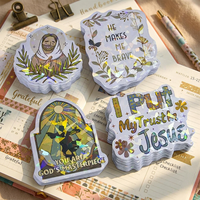 Pegatinas Holográficas Personalizadas, Impresión de Logotipo de Marca, Vinilo Impermeable para Empresas, Pegatinas de Sellado para Embalaje de Cosméticos