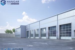 Hangar et garage modernes préfabriqués en acier pour avions, entrepôt résistant aux intempéries avec <span class=keywords><strong>porte</strong></span> coulissante, <span class=keywords><strong>prix</strong></span> usine compétitif - Product Image 3