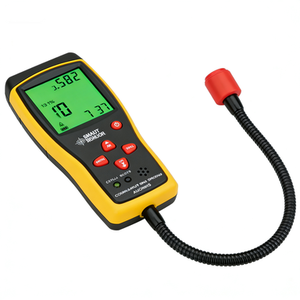 Détecteur de fuite de gaz numérique haute précision CH4 Méthane Testeur de gaz combustible en plastique ABS Alimenté par batterie Alarme lumineuse - Product Image 5