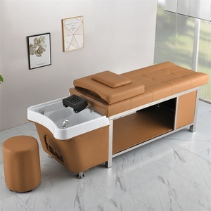 Kisen Popular Salon Furniture Hair Washing Massage Chair Shampoo <b>Bed</b> SPA Head Water Therapy Thai Massage Shampoo <b>Bed</b> - Product Image 3