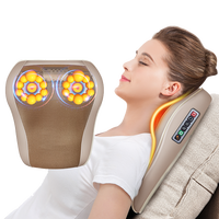 Healthpal 3D pétrissage jambe dos Massage du corps entier battre masseur manuel, masseur Shiatsu cou et dos pour bureau à domicile et voiture