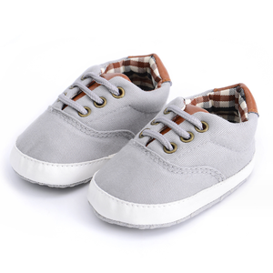 Chaussures en toile décontractées pour bébés, garçons et filles, anti-dérapantes pour l'intérieur, personnalisables OEM - Product Image 4