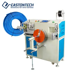 EW-20S-3 Automatic Floor Standing Counting Meter 1-20mm OD Cable Wire Measuring Cutting Winding Binding Tying Machine