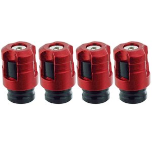 CNC Aluminum Alloy Valve <b>Cap</b> Red Black Tubeless Valve <b>Stem</b> For Motorcycle Modification Upgrade Parts - Product Image 1