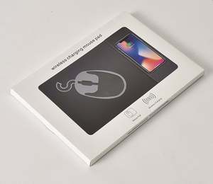 แท่นวางเมาส์ไร้สายแบบ2-in-1ที่ชาร์จโทรศัพท์ไร้สายแบบแม่เหล็กดีไซน์บางพกพา - Product Image 5