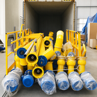SDDOM Pièces de machines de construction LSY Système d'alimentation de silo à ciment Convoyeur à vis hélicoïdal tubulaire pour cendres volantes en poudre