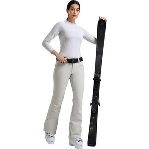 Pantalons de ski pour femmes sur mesure, coupe ajustée, imperméables, coupe-vent, résistants à l'eau 20k, respirants 15k, vêtements de neige - Product Image 2
