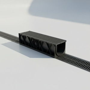 Canal de drainage extérieur en plastique HDPE 200 <span class=keywords><strong>mm</strong></span>, système de drainage, canal de drainage en plastique HDPE - Product Image 1