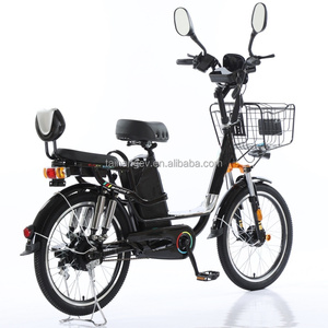 Bicicleta Eléctrica Urbana al por Mayor, 24 Pulgadas, 350W, Motor sin Escobillas, Cuadro de Acero, Frenos de Disco, Batería de Litio, Digital Electrónico - Product Image 2