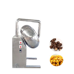 Machine de pulvérisation automatique flottante pour enrobage de bacs à huile pour aliments pour poissons Mini Popcorn Noix Gros enrobage de chocolat - Product Image 5