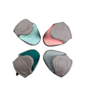 2 paires de gants de four en silicone en forme de poisson, anti-brûlure, pour cuisine, support de plat, gants de four multi-usages - Product Image 1
