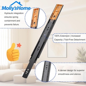 Innovador Sistema Magnético <span class=keywords><strong>de</strong></span> Apertura por Presión <span class=keywords><strong>de</strong></span> 12 Pulgadas 1. Riel deslizante telescópico completo <span class=keywords><strong>de</strong></span> acero aleado <span class=keywords><strong>de</strong></span> 2 mm para cajones - Product Image 1