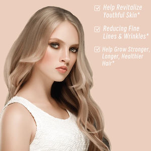 La <span class=keywords><strong>poudre</strong></span> de peptides de collagène de marque privée personnalisable avec de la vitamine C et de la biotine favorise une digestion saine aide les cheveux à devenir plus forts - Product Image 4