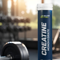 Comprimés effervescents de créatine monohydrate OEM, 20 unités, 5 g par portion, nutrition sportive