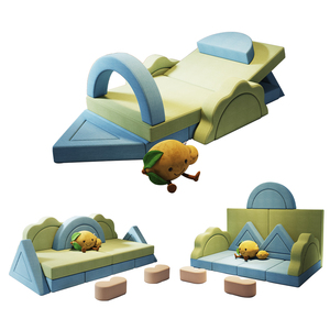 Pack de compression canapé pour enfants pliable enfants canapé-lit en peluche chaud multifonction bébé canapé convient aux meubles pour enfants de chambre à coucher - Product Image 1
