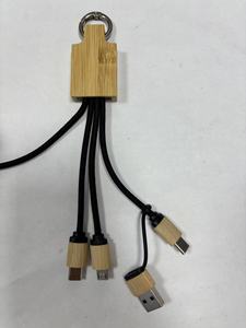 Porte-clés personnalisé avec logo, câble <span class=keywords><strong>USB</strong></span> multifonction 3 en 2, 3 en 1, chargeur rapide, adaptateur de charge avec LED pour type C, micro - Product Image 5
