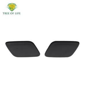Volkswagen Passat Headlight Washer Nozzle Covers 3C0955110A LH 3C0955109A RH Plastic <b>Clip</b> On Front <b>Bumper</b> Trim - Product Image 4