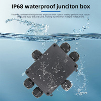 Boîtier de connexion étanche IP68 Deenlai FSH716-6P avec borne intégrée et boîtier en matériau résistant aux UV