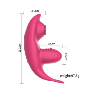Jouet vibrateur portable invisible contrôlé par application pour adultes masturbateur féminin avec conception de brosse à lécher la langue - Product Image 6