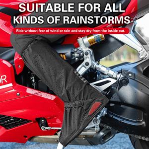 YL-25122 चिंतनशील वाटरप्रूफ जूता कवर-फोल्डेबल और स्लिप-प्रतिरोधी वर्षा बूट्स, आउटडोर गतिविधियों (ओएम/ओडम) - Product Image 4